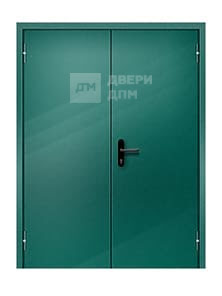 Противопожарная дверь двупольная ДПМ-02 EIS глухая герметичная