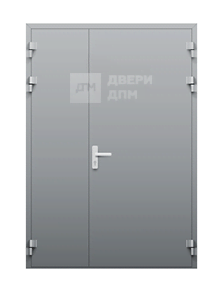 Противопожарная дверь EIW 90 полуторная алюминиевая ДП-577